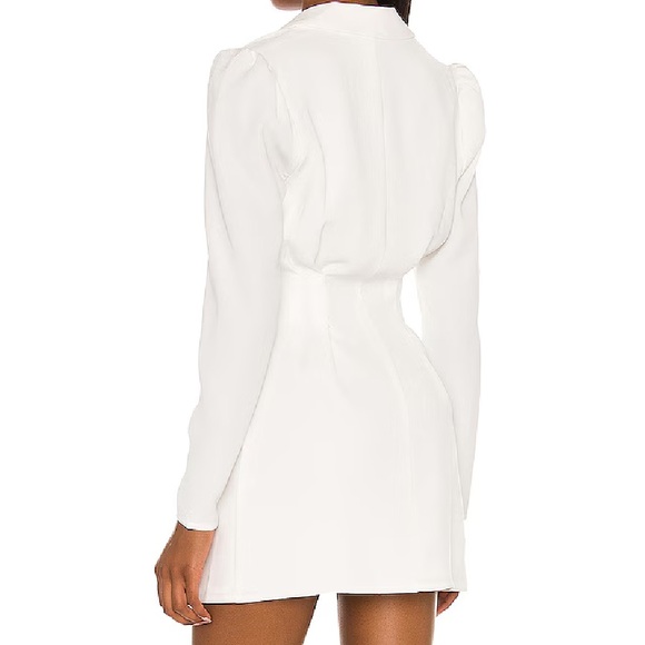 🤍𝐋𝐎𝐕𝐄𝐑𝐒 𝐀𝐍𝐃 𝐅𝐑𝐈𝐄𝐍𝐃𝐒 City white blazer dress - Picture 2 of 7